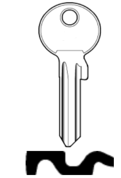 Ersatzschlüssel Iseo F5  Zylinder